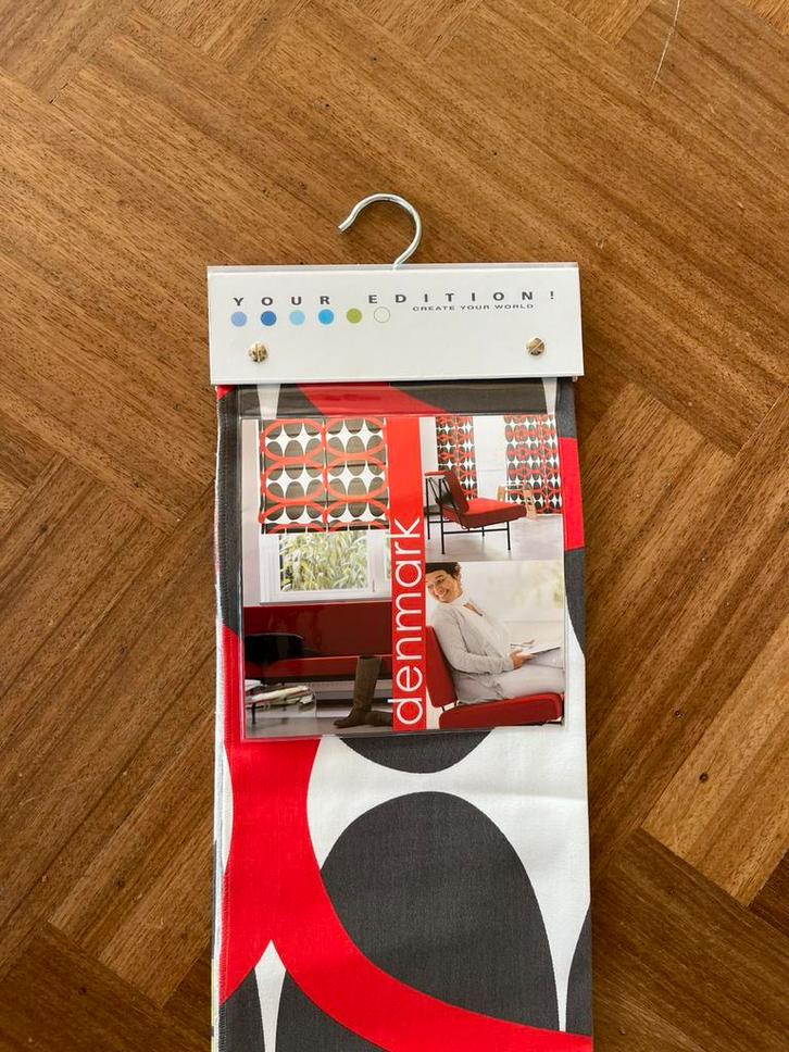 Lap textiel gordijn stalen skandinavische stijl nieuw, Hobby en Vrije tijd, Stoffen en Lappen, Zo goed als nieuw, Katoen, 120 cm of meer