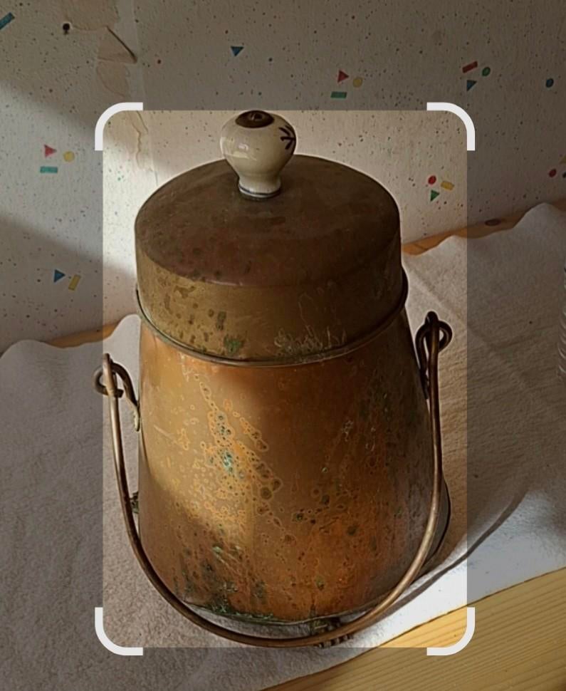 DOOFPOT KOPER, Antiek en Kunst, Antiek | Koper en Brons, Ophalen, Koper