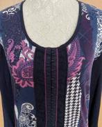 Via Appia Due vest maat 48[v], Kleding | Dames, Ophalen of Verzenden, Zo goed als nieuw, Maat 46/48 (XL) of groter, Blauw