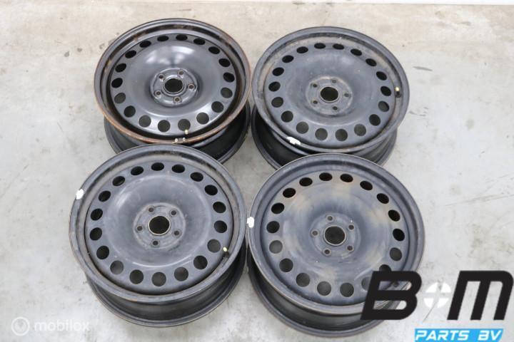 ORIGINEEL! 18 inch stalen velgen Octavia / Audi A3 1EA601027, 18 inch, Gebruikt, Velg(en), Personenwagen