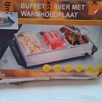 3 warmhoud bakken, plaat, Ophalen