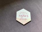🍺 Vaderdag tegeltje papa's biertje, Ophalen of Verzenden, Zo goed als nieuw, Feestartikel, Verjaardag