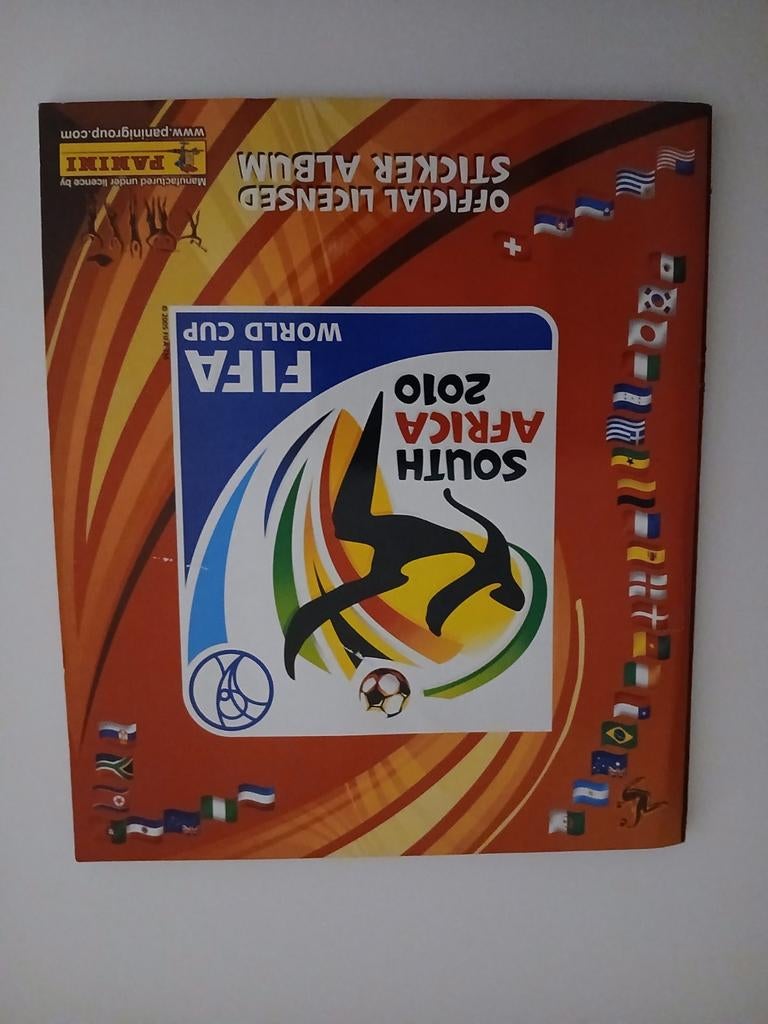 PANINI WK 2010 VOETBAL ALBUM, Verzamelen, Ophalen of Verzenden, Zo goed als nieuw, Buitenlandse clubs, Poster, Plaatje of Sticker