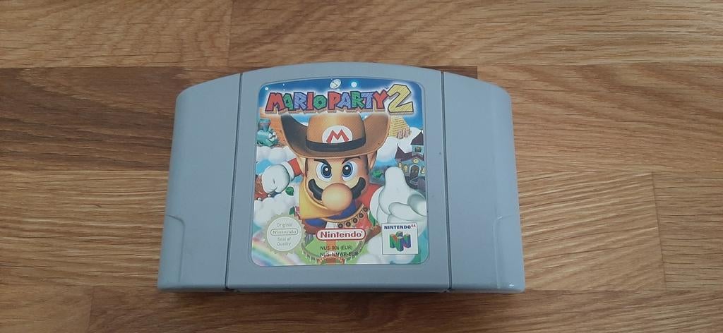 Mario Party 2 - Nintendo 64 (N64) - Klassiek Gezelschapsspel, Spelcomputers en Games, Games | Nintendo 64, Gebruikt, Overige genres