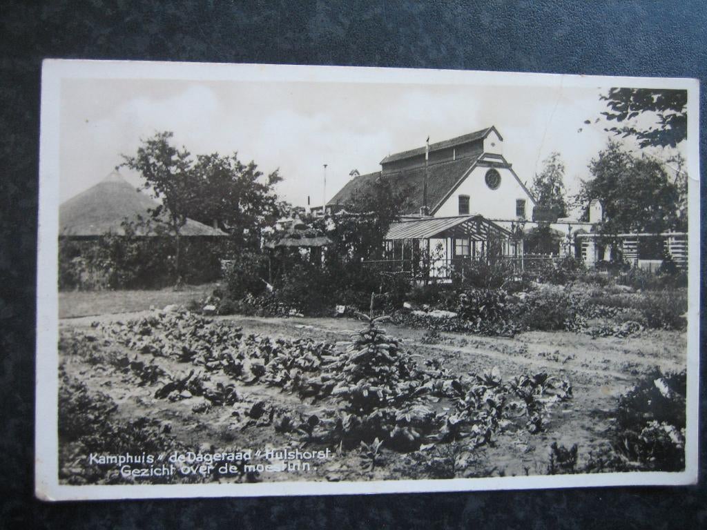HULSHORST Kamphuis De Dageraad Moestuin 1944, Ophalen of Verzenden, Voor 1920, Gelderland