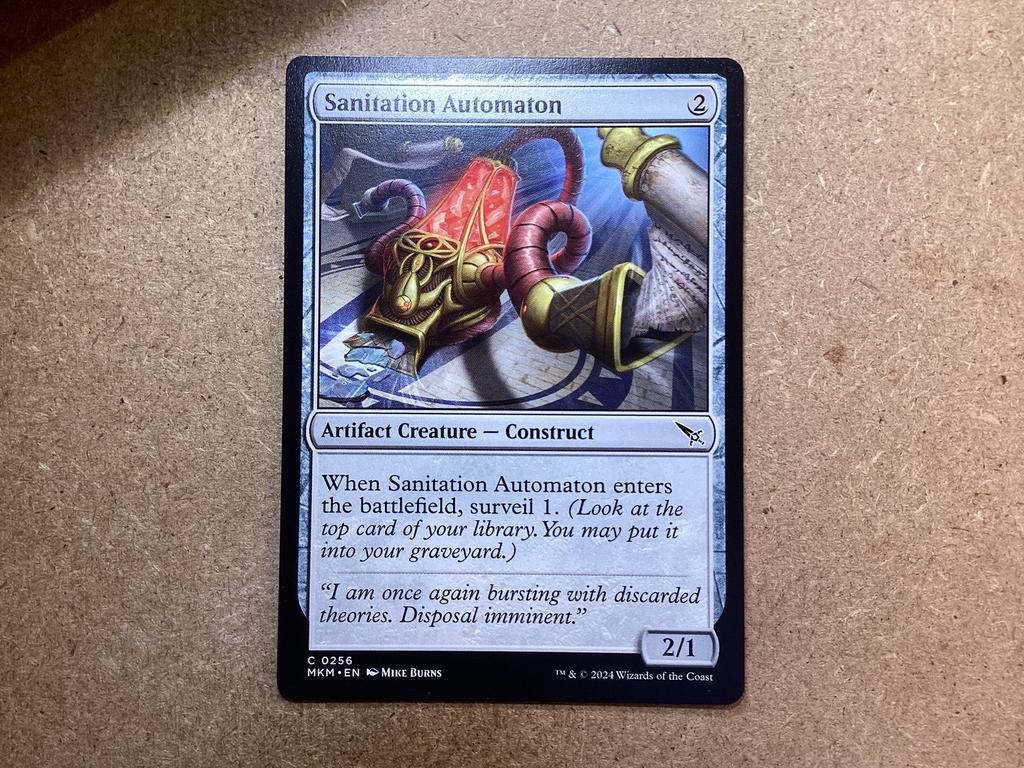 1x Sanitation Automaton [0256] (Near Mint), Ophalen of Verzenden, Zo goed als nieuw, Losse kaart