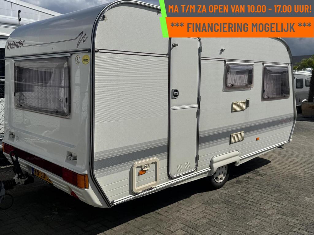 Hylander 390 VOORTENT + 4 PERS + WC, Caravans en Kamperen, Caravans, Overige merken, Bedrijf, Tot en met 3, 750 - 1000 kg