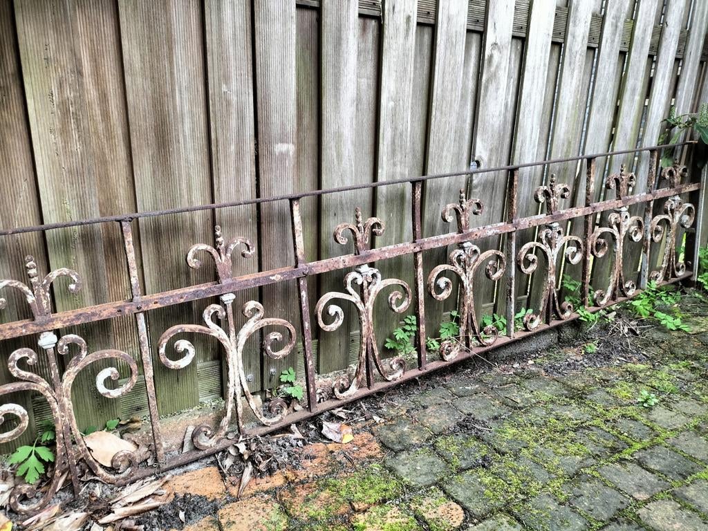 Decoratief ijzeren hekwerk - Balkon of tuinhek, Ophalen, Gebruikt, IJzer, Sierhekwerk