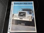 Folder Volvo N7 N10 N12 Truck 8-1981, Verzenden, Zo goed als nieuw, Volvo