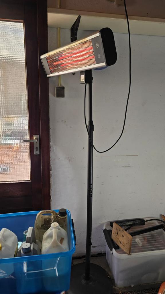 Een verstelbare warmte lamp., Ophalen, Zo goed als nieuw