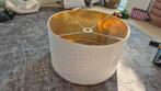 IKEA NYMÖ Lampenkap 59cm wit / goud, Ophalen, Gebruikt, 25 tot 50 cm, Overige kleuren