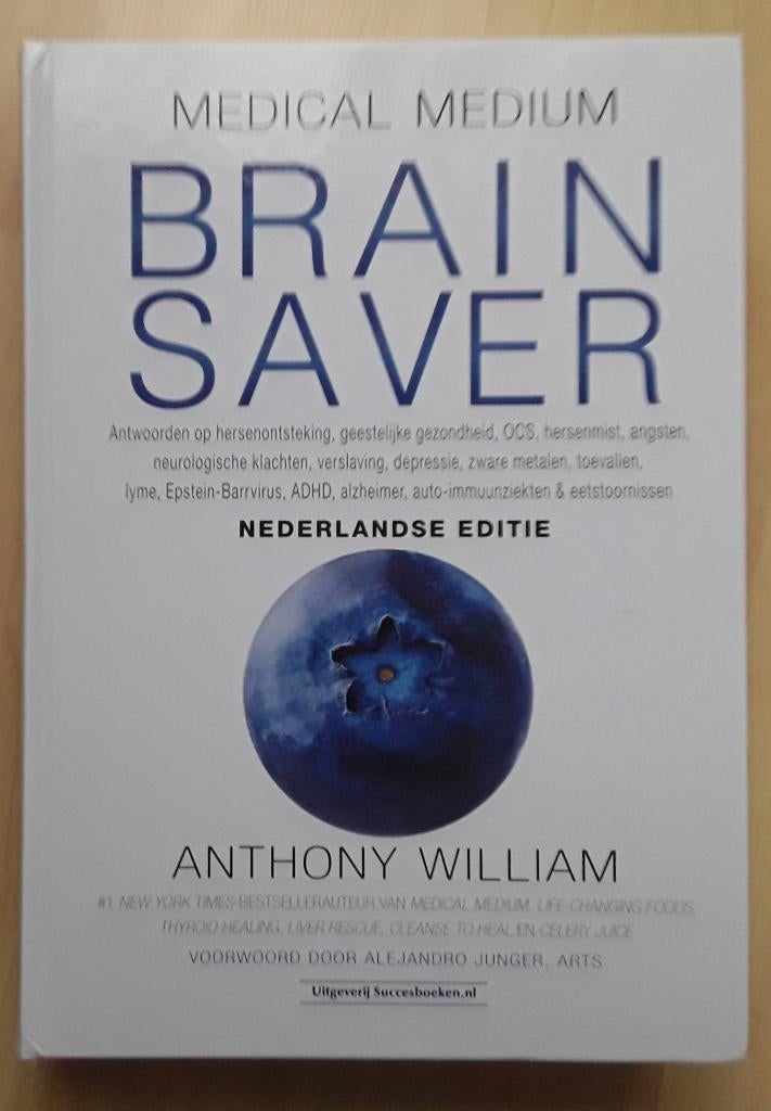 Te koop medical medium nederlands brain saver, Ophalen, Zo goed als nieuw, Anthony William