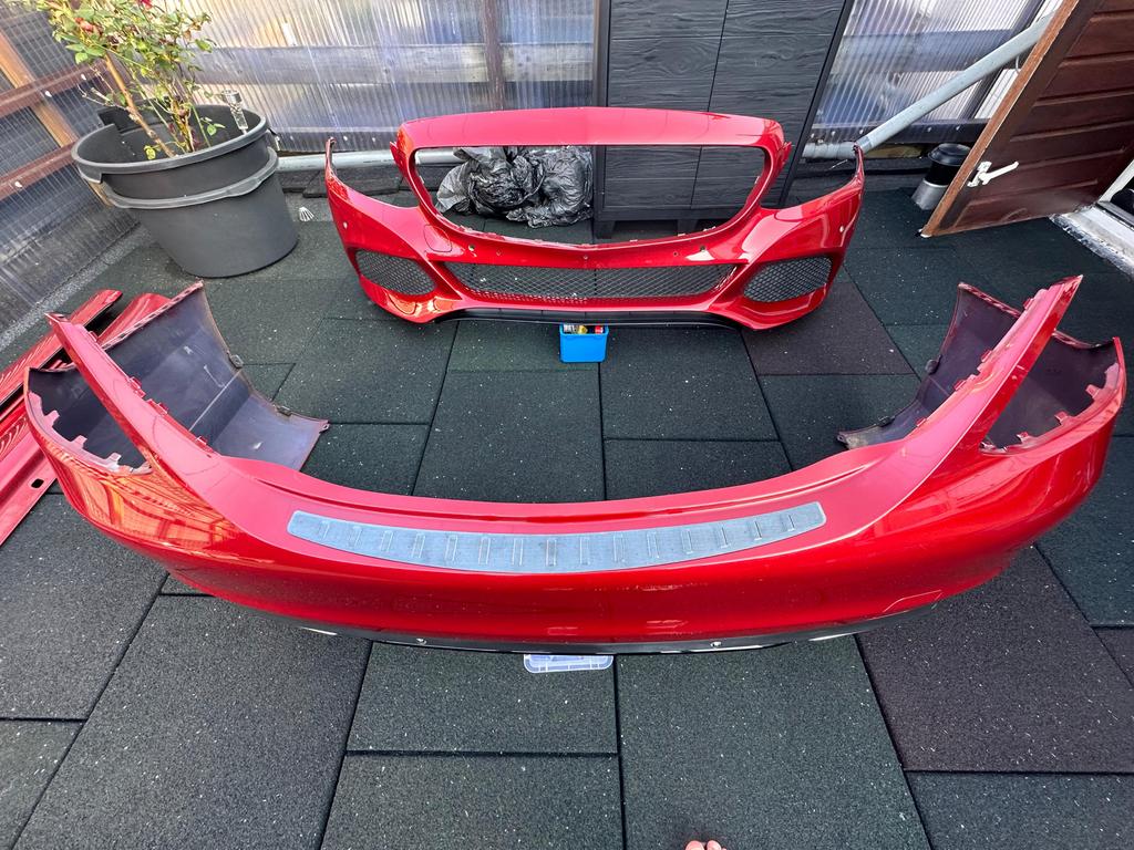 Mercedes-Benz c klasse w205 compleet set orgineel, Ophalen, Gebruikt, Voor, Mercedes-Benz