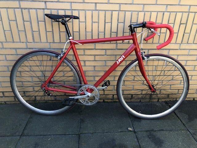 Singlespeed Single speed Dames en Heren 5x, Fietsen en Brommers, Fietsen | Racefietsen, Minder dan 10 versnellingen, Staal, Zo goed als nieuw