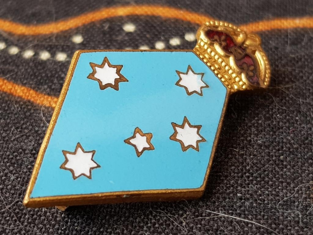 Antieke Girl Guides speld van Southern Cross uit Australië., Antiek en Kunst, Ophalen of Verzenden