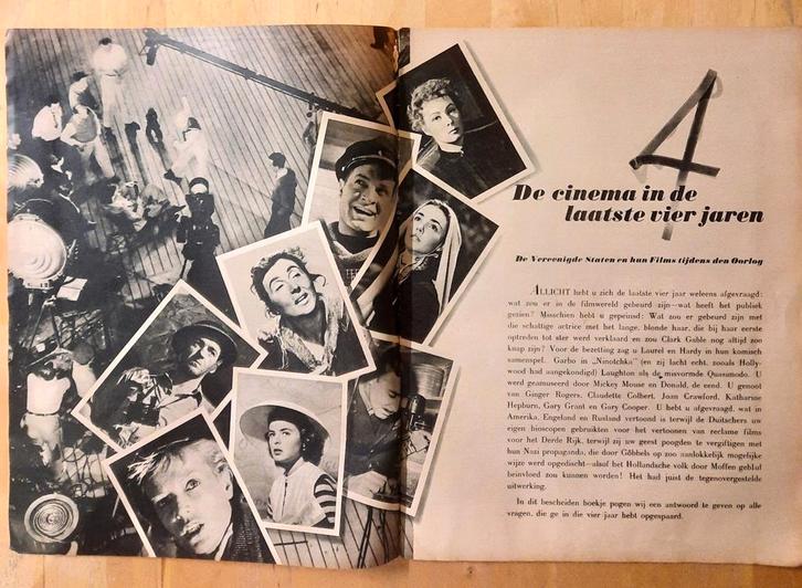 De Cinema in de Laatste Vier Jaren - Oorlogsfilms, Boeken, Film, Tv en Media, Ophalen of Verzenden