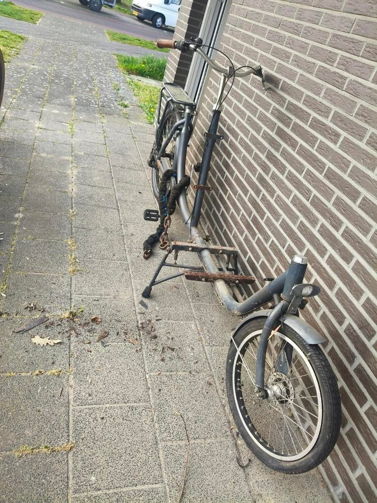 Bakfiets frame, Ophalen, Goederen