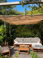 Loungeset inclusief kussens, opknapper, Tuin en Terras, Tuinsets en Loungesets, Ophalen, Gebruikt, Loungeset, Bank