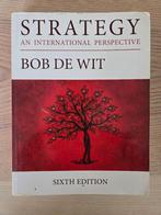 Strategy an international perspective, Bob de wit, Ophalen of Verzenden, Alpha, WO