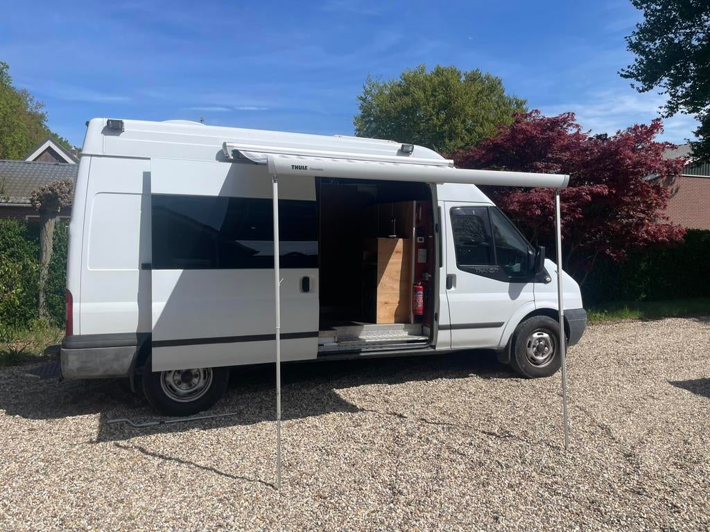 Ford transit bus camper L3H3 Victron off grid, Caravans en Kamperen, Buscamper of Camperbus, Particulier, Ford, Handgeschakeld
