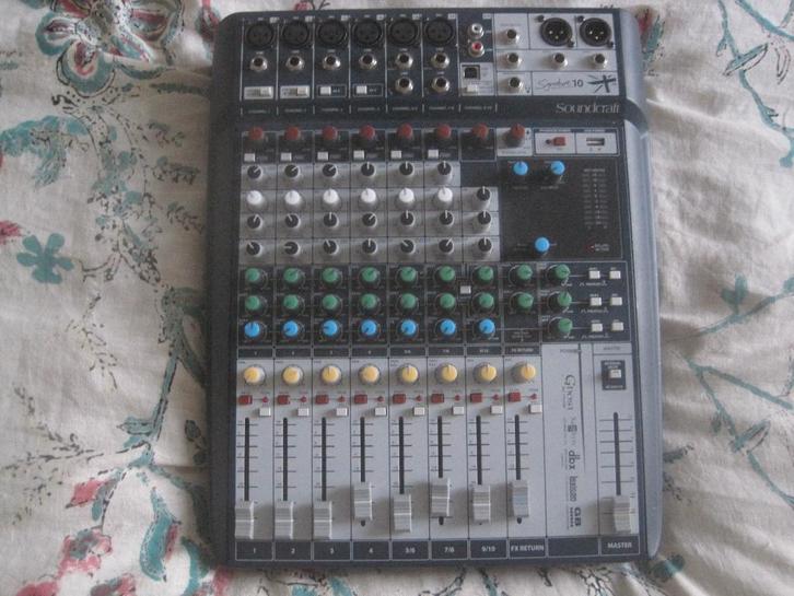 Soundcraft mengpaneel, 2x Zeck, Zoom, Tokai Goldstar Sound, Muziek en Instrumenten, Mengpanelen, Zo goed als nieuw, 5 tot 10 kanalen