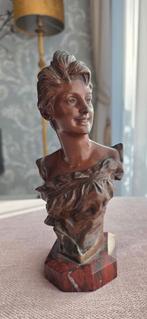 Beeld Georges Van der Straeten – Met Stempel, Antiek en Kunst, Kunst | Beelden en Houtsnijwerken, Ophalen of Verzenden