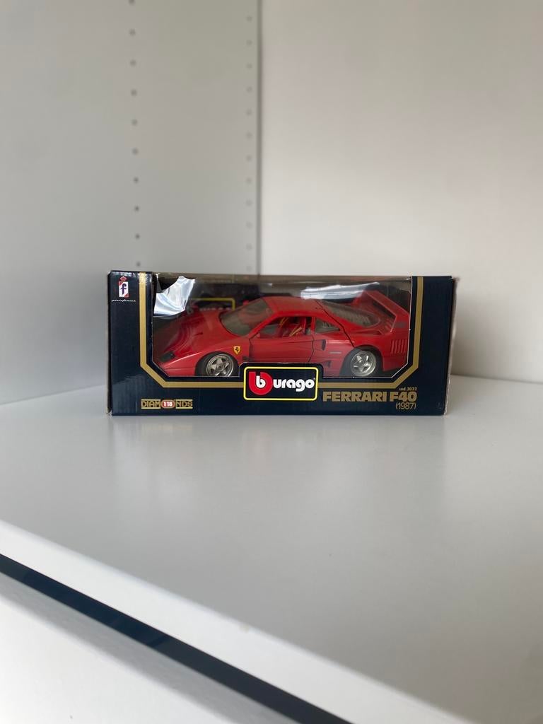 BBurago Modelauto Ferrari F40 1987, Ophalen of Verzenden, Gebruikt, Auto, Bburago
