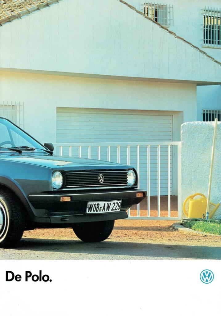Folder Volkswagen Polo 2-deurs (1986), Verzenden, Gelezen, Volkswagen