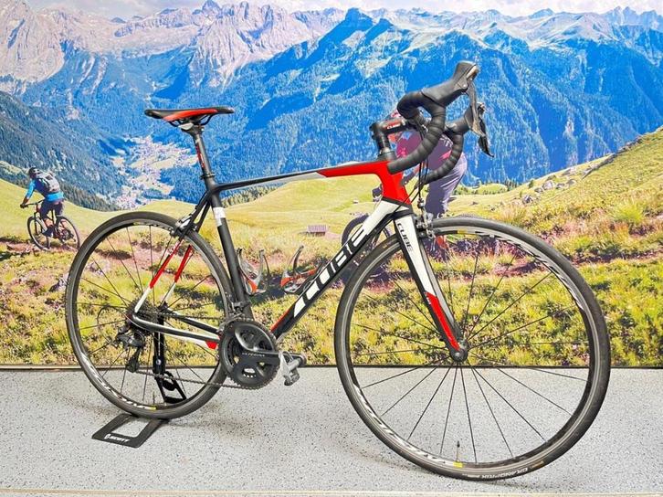 Cube CSL Race 54 zwart/rood 54cm, Fietsen en Brommers, Fietsen | Racefietsen, Gebruikt, Overige merken, 53 tot 57 cm