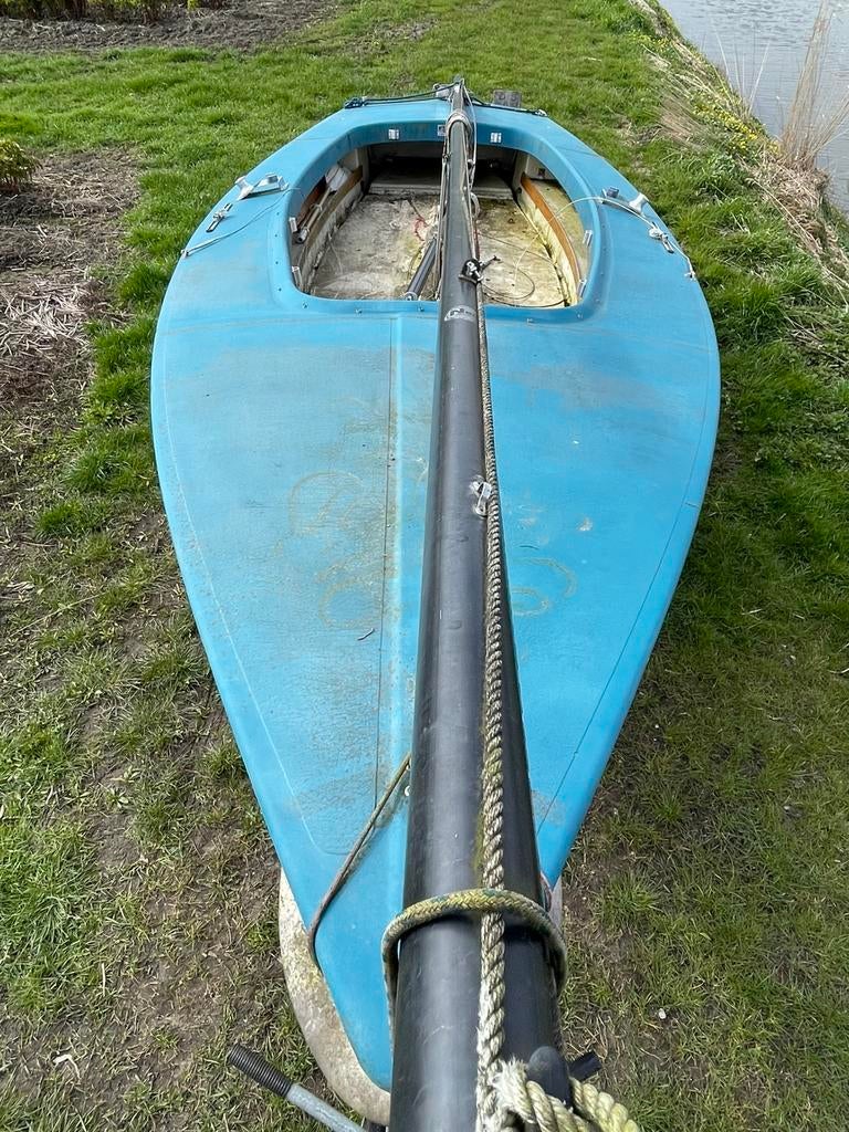 Gratis af te halen onderdelen Flying Arrow Spanker tuigage, Watersport en Boten, Ophalen, Gebruikt, Tuigage en Masten, Zeilboot