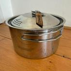 Primus 1,8 liter RVS pan, Ophalen of Verzenden, Zo goed als nieuw, Rvs, Kookpan of Snelkookpan