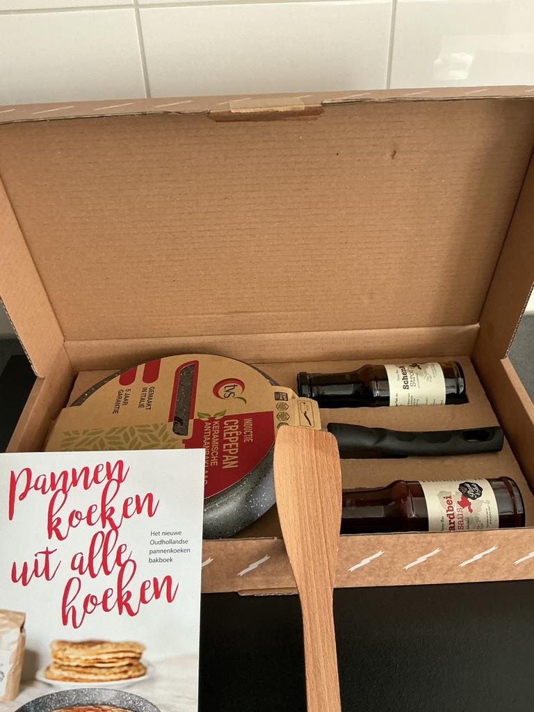 2 nieuwe postcodeloterij pannenkoeken sets, Overige materialen, Inductieplaat, Overige typen, Nieuw