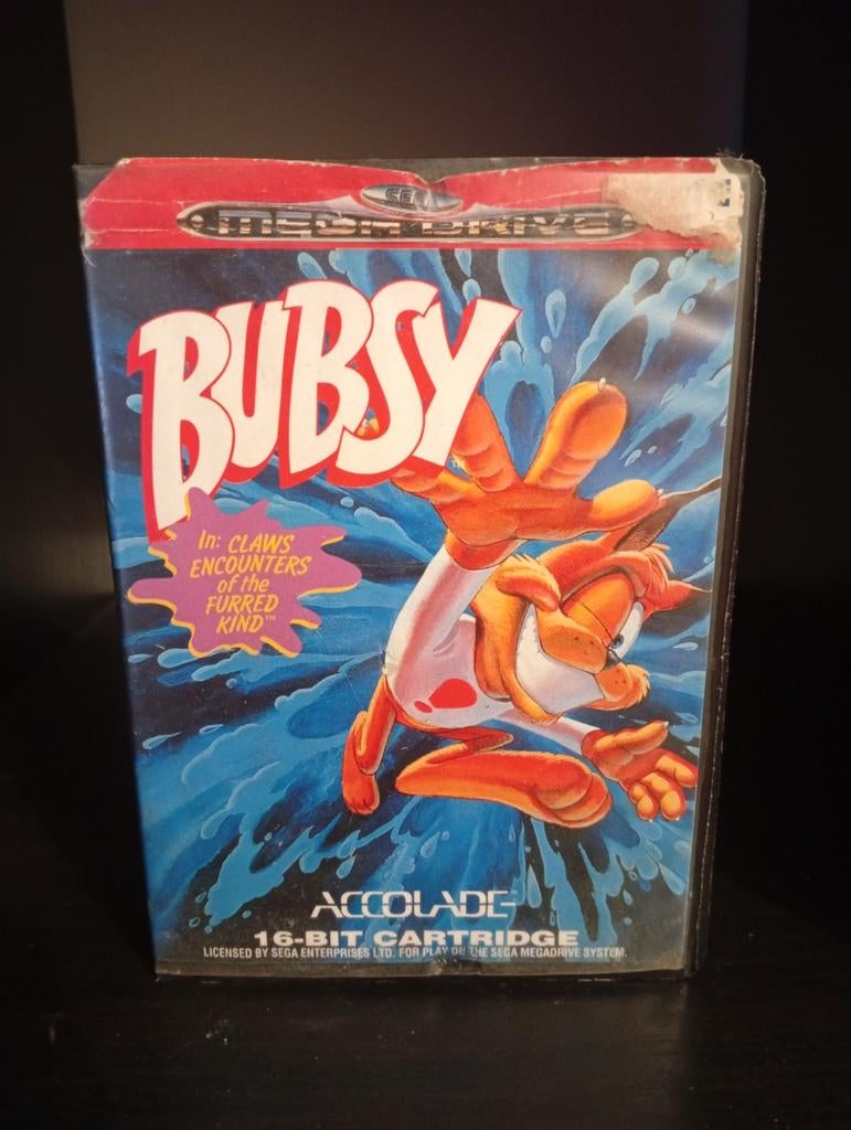 Bubsy Sega Mega Drive, Spelcomputers en Games, Gebruikt, 2 spelers, Ophalen of Verzenden, Vanaf 3 jaar