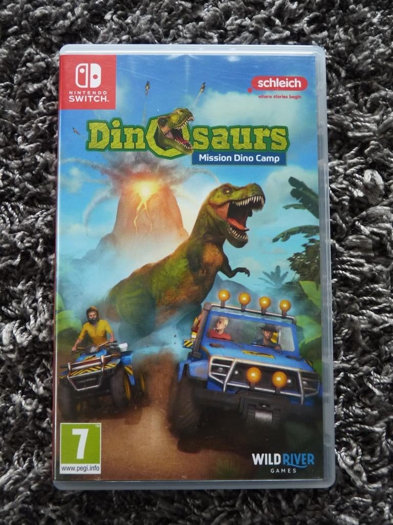 Dinosaurs Mission Dino Camp Nintendo Switch 1&2, Avontuur en Actie, 1 speler, Ophalen of Verzenden, Zo goed als nieuw