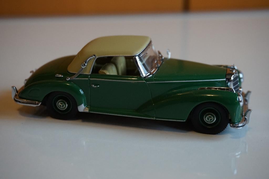 Mercedes W188 300S soft top `51 - `55 Mini Champs 1/43, Ophalen of Verzenden, Zo goed als nieuw, Auto, MiniChamps