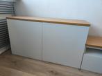 Ikea Besta kast met 2 deurtjes en eiken fineer blad, Ophalen, Zo goed als nieuw