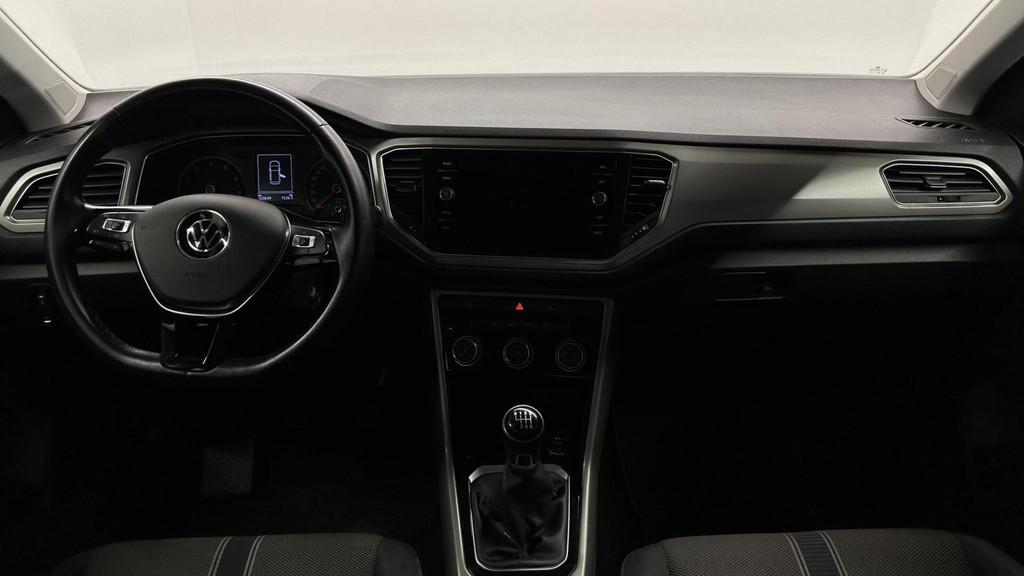 Volkswagen T-Roc 1.0 TSI Style Business CARPLAY NAVI ADAPTIE, Auto's, Volkswagen, Voorwielaandrijving, Stof, Gebruikt, Wit