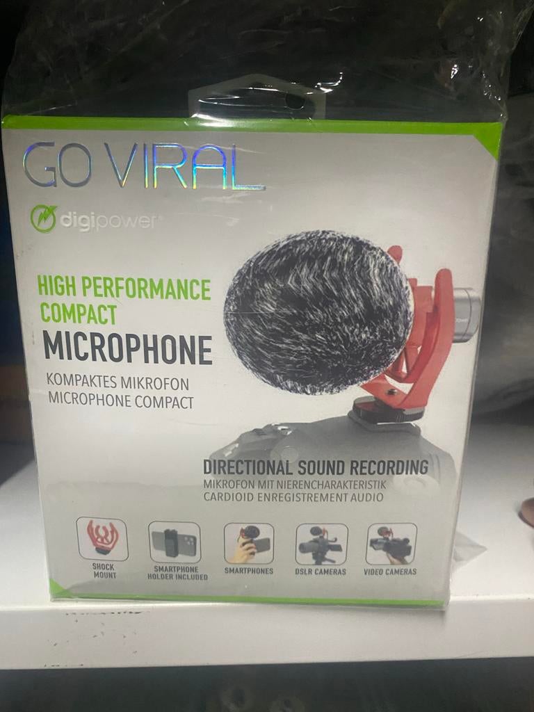 Go Viral compacte microfoon, Ophalen, Nieuw