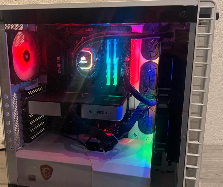 Game pc 3060 ti ryzen 5700x, Computers en Software, Desktop Pc's, Gebruikt, SSD, Ophalen