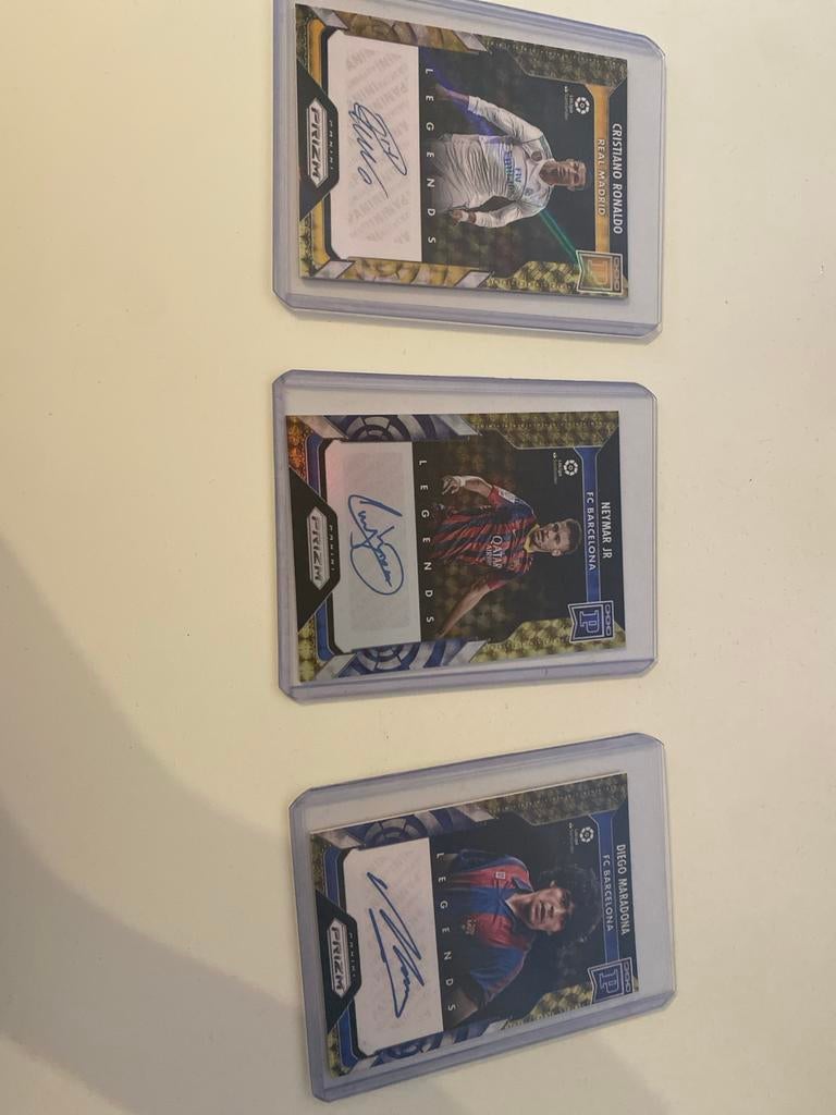 Panini Kaarten: Ronaldo, Neymar & Maradona Legends, Ophalen of Verzenden, Zo goed als nieuw, Buitenlandse clubs, Spelerskaart