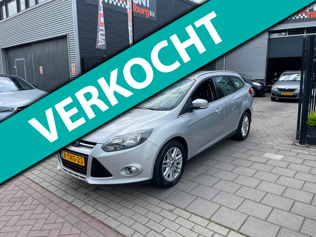 Ford Focus Wagon 1.0 EcoBoost Edition Plus Airco 6Bak NAP AP, Euro 5, Gebruikt, Leder en Stof, Origineel Nederlands