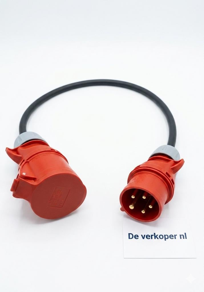 Adapter 16A naar 32A, Doe-het-zelf en Verbouw, Elektra en Kabels, Ophalen of Verzenden, Nieuw, Kabel of Snoer
