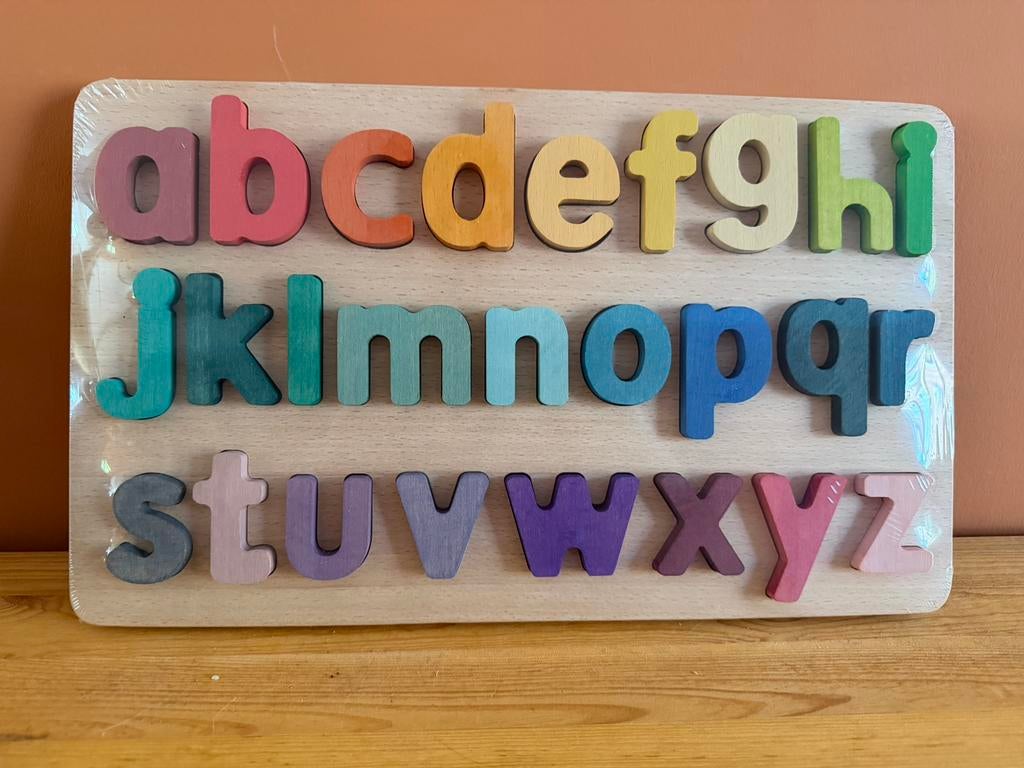 Nieuw in verpakking houten letters, Ophalen, Nieuw