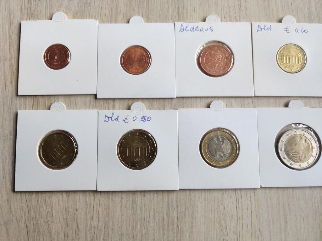 Complete set euromunten Duitsland 2002 - UNC kwaliteit, Postzegels en Munten, Munten | Europa | Euromunten, Ophalen of Verzenden
