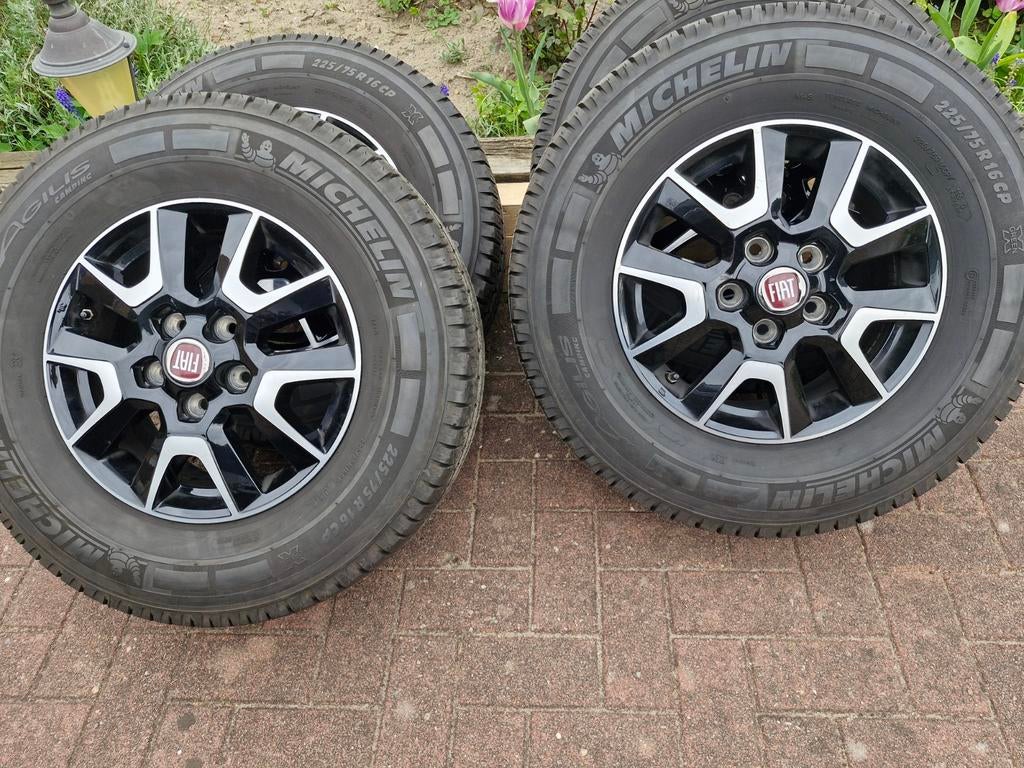 16 inch Velgen Fiat Ducato  ZGAN, Auto-onderdelen, Banden en Velgen, Ophalen, Bestelwagen, 16 inch, Banden en Velgen
