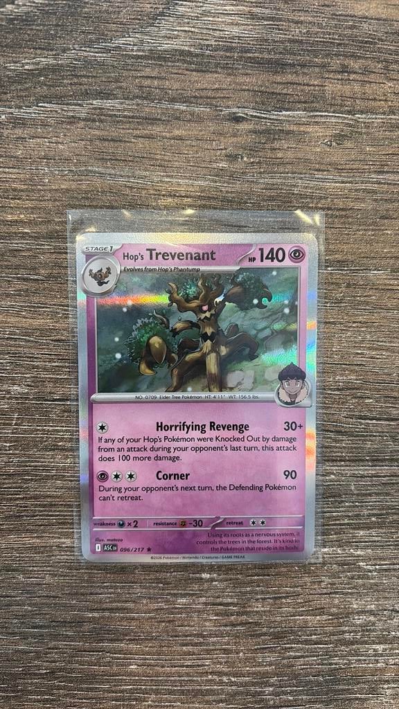 ASC Hop’s Trevenant 096/217 holo, Ophalen of Verzenden, Zo goed als nieuw