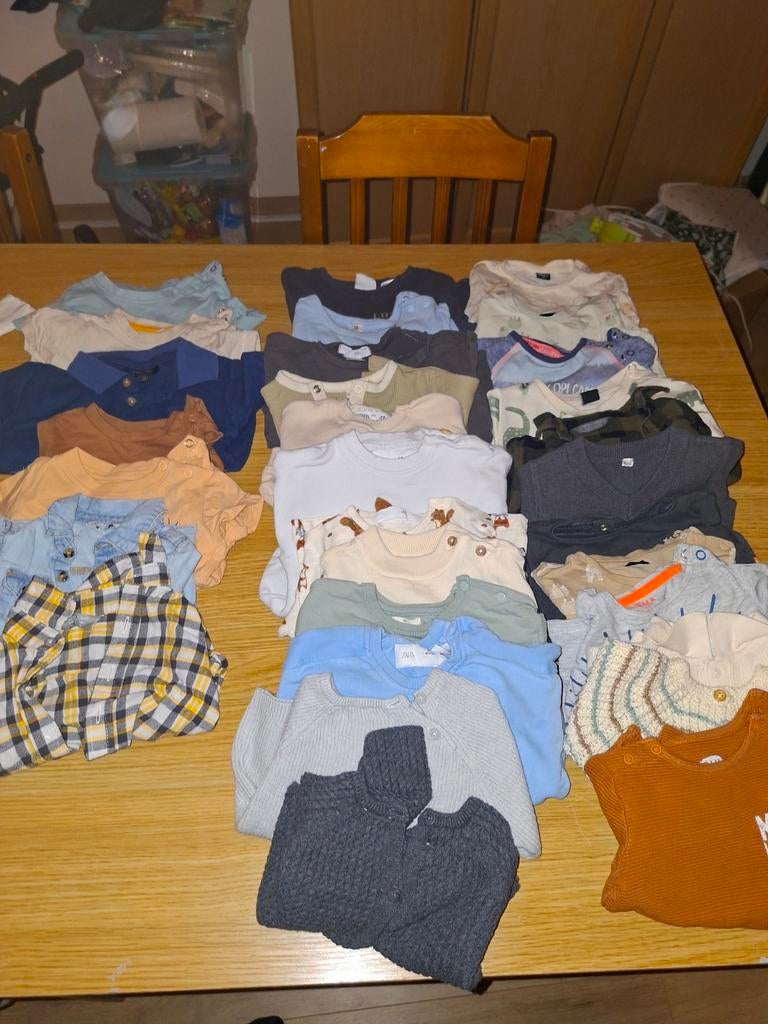 Jongenskleding maat 68: Zara, C&A, Hema, Zeeman ect., Gebruikt, Zara, C&A, Hema, Zeeman, Ophalen of Verzenden, Setje