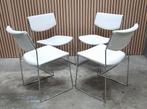 45 x Buisframe vergaderstoelen stoelen kantine horeca cafe, Ophalen of Verzenden, Zo goed als nieuw, Zwart, Vijf, Zes of meer stoelen
