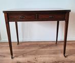Stijlvolle decoratieve kaarttafel -sidetable van mahoniehout, Huis en Inrichting, Tafels | Sidetables, Ophalen, Gebruikt, 50 tot 100 cm