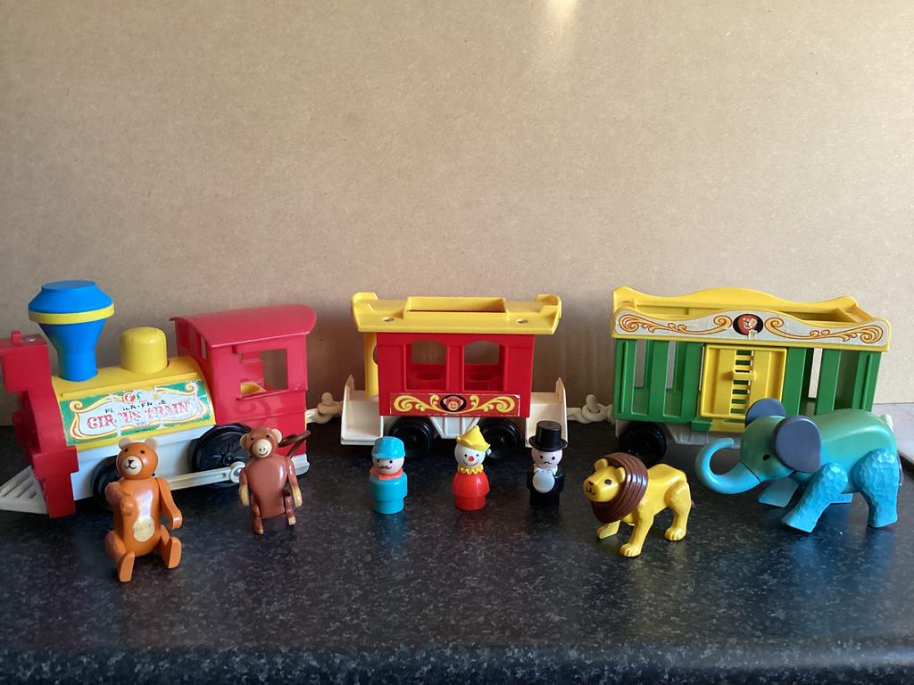Fisher-Price Trein 1983, Kinderen en Baby's, Speelgoed | Fisher-Price, Ophalen of Verzenden, Zo goed als nieuw, Auto of Voertuig